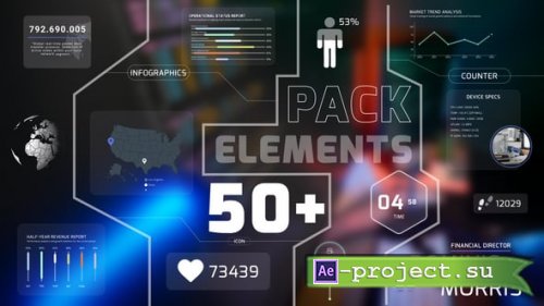 Videohive - Smart UI Infographics Elements Pack - 63507681 - Project for After Effects