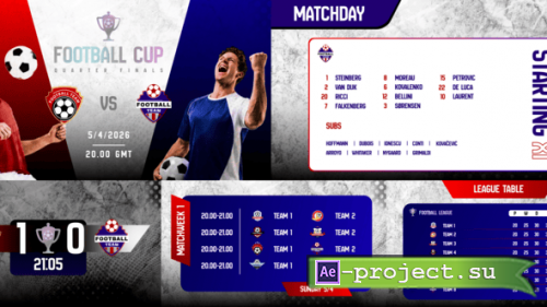 Videohive - Football Cup Broadcast Graphic After Effect - 63312449 - Project for After Effects
