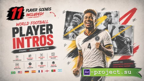 Videohive - World Football Player Intros - 63501046 - Project for After Effects