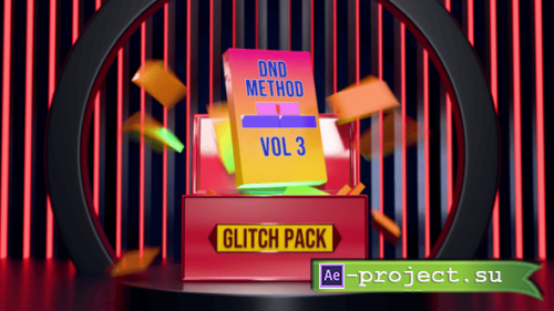 Videohive - Glitch Transitions Box vol.3 - 63560483 - Project for After Effects
