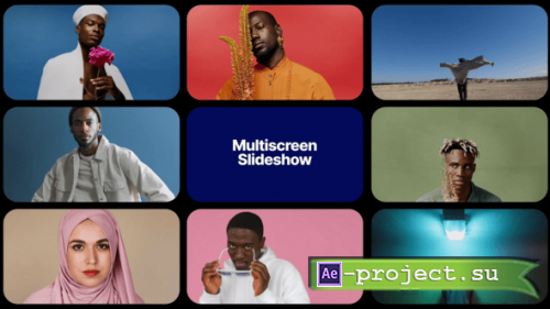 Videohive - Energetic Multiscreen Slideshow - 63557956 - Project for After Effects