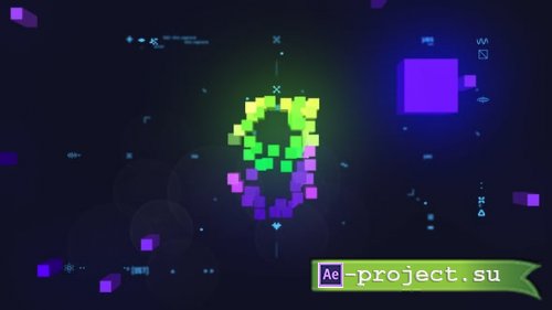 Videohive - Dynamic Pixel Intro - 63557453 - Project for After Effects