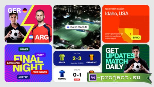 Videohive - World Cup Bento - 63521837 - Project for After Effects