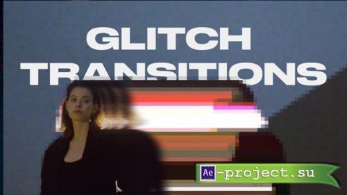 Videohive - Trailer Glitch Transitions - 63534579 - Project for After Effects