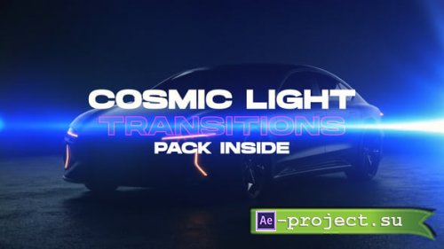 Videohive - Cosmic Light Transitions - 63521755 - Project for After Effects