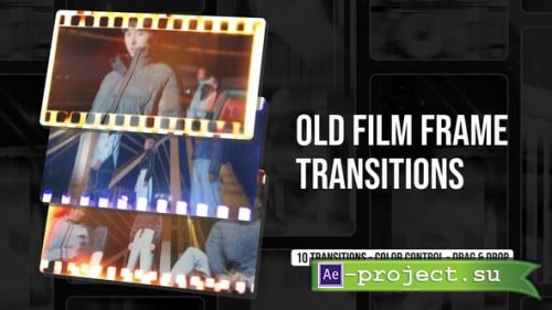 Videohive - Old Film Frame Transitions - 63587911 - Project for After Effects