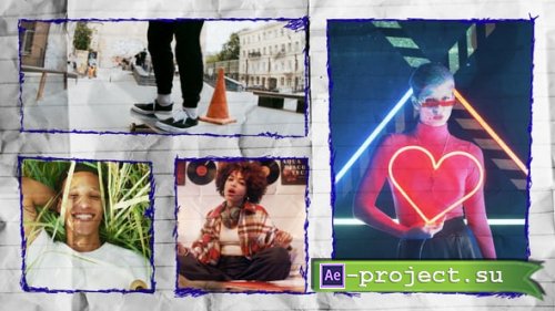 Videohive - Hand-Drawn Split Screen Kit - 63574442 - Project for After Effects