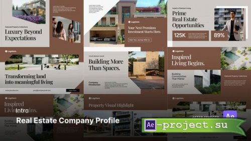 Videohive - Intro - Real Estate Company Profile - 63572219 - Project for After Effects