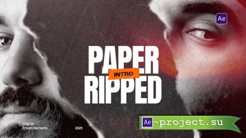 Videohive - Paper Ripped Intro - 63630344 - Project for After Effects