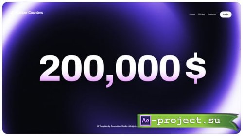 Videohive - Number Counters - 63618682 - Project for After Effects
