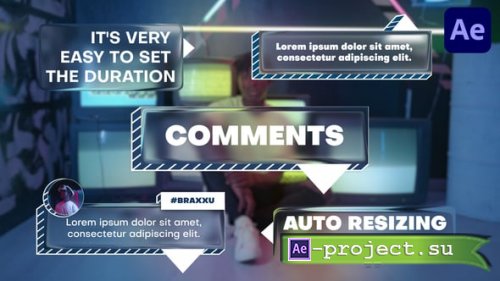 Videohive - Liquid Glass Comments - 63631905 - Project for After Effects
