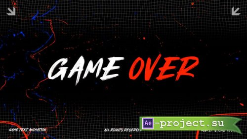 Videohive - Game Text Animation - 63645371 - Project for After Effects
