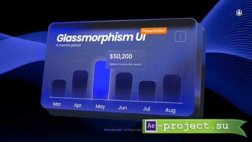 Videohive - Glassmorphism UI Presentation - 63629732 - Project for After Effects