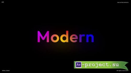 Videohive - Modern Text Presets - 63663633 - Project for After Effects
