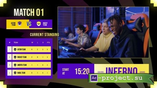 Videohive - E-Sport Match Overlay - 63681079 - Project for After Effects