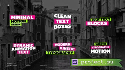 Videohive - Kinetic Text | After Effects - 63663944 - Project for After Effects