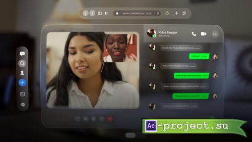 Videohive - Spatial Video Call - 63681219 - Project for After Effects
