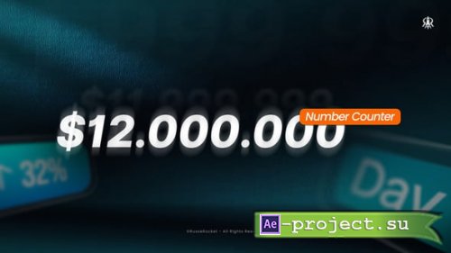 Videohive - Number Counters - 63694921 - Project for After Effects