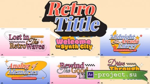 Videohive - Retro title - 63736634 - Project for After Effects