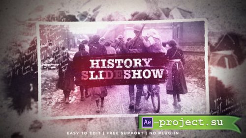 Videohive - History Photo Slideshow - 63700359 - Project for After Effects
