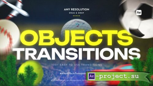 Videohive - Objects Transitions - 63755840 - Project for After Effects