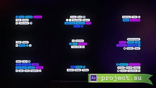 Videohive - Block Text Animation | AE - 63701526 - Project for After Effects