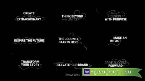Videohive - Arrows Titles - 63718474 - Project for After Effects