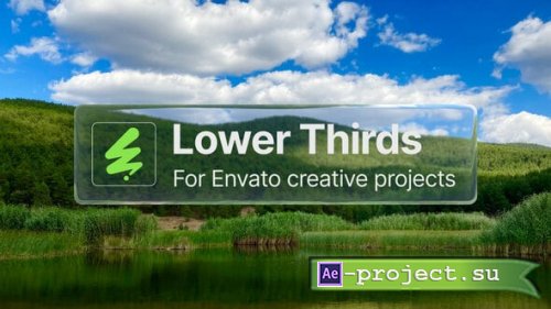 Videohive - Liquid Glass Lower Thirds - 63755671 - Project for After Effects