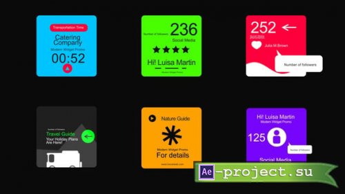 Videohive - Widgets V.3 - 63746784 - Project for After Effects