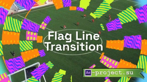 Videohive - Dynamic Flag Line Transition - 63708490 - Project for After Effects