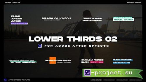Videohive - Lower Thirds 02 - 63684437 - Project for After Effects