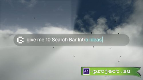 Videohive - Search Bar Intro - 61687413 - Project for After Effects