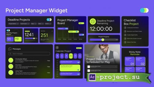 Videohive - Project Manager Widget - 62308483 - Project for After Effects