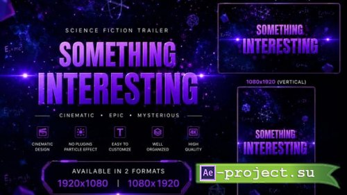 Videohive - Science Fiction Trailer - 63761599 - Project for After Effects