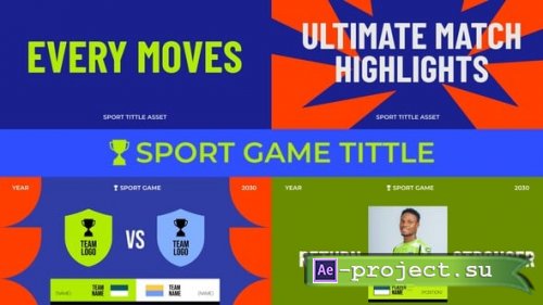 Videohive - Sport Game Title - 63767339 - Project for After Effects
