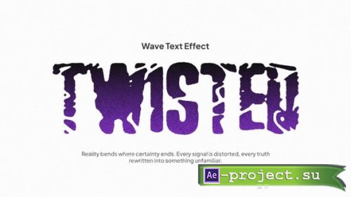 Videohive - Wave Text Animation - 63768671 - Project for After Effects