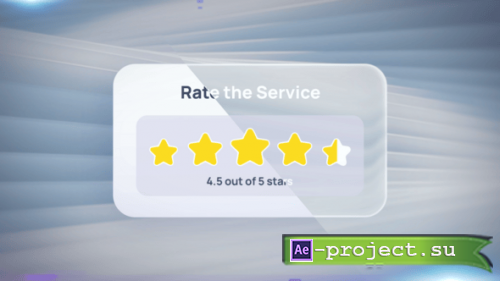 Videohive - Rating UI Animation Pack � Stars, Sliders, Gauges, Reviews, Score Cards, Glass or Solid UI Widgets - 63772510
