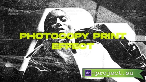 Videohive - Photocopy Print Effect - 63761453 - Project for After Effects
