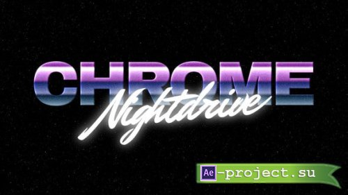 Videohive - Retro Chrome Text Effects - 63761362 - Project for After Effects