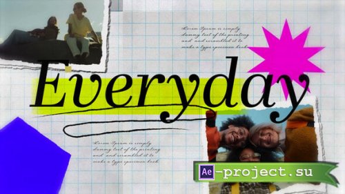 Videohive - Collage Opener | Paper Cut Photo Slideshow - 63788720 - Project for After Effects
