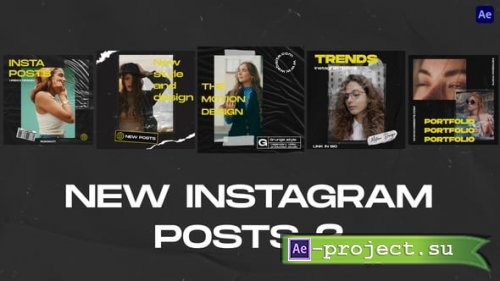 Videohive - Grunge Instagram Posts 2 - 63770470 - Project for After Effects