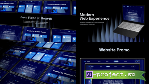 Videohive - Modern Landing Page Website Promo - 63787592 - Project for After Effects