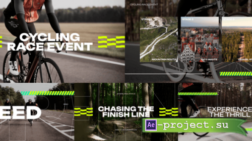 Videohive - Dynamic Cycling Race Opener for Sport Event Broadcast - 63787739 - Project for After Effects