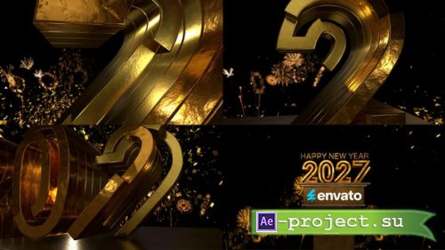 Videohive - New Year Greetings 2027 - 63787412 - Project for After Effects