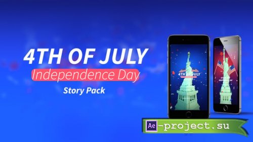 Videohive - Independence Day Story Pack - 46107395 - Project for After Effects