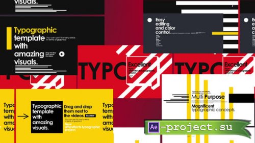 Videohive - Typography - 63799142 - Project for After Effects