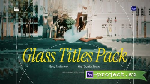 Videohive - Glass Titles Pack - 63836191 - Project for After Effects