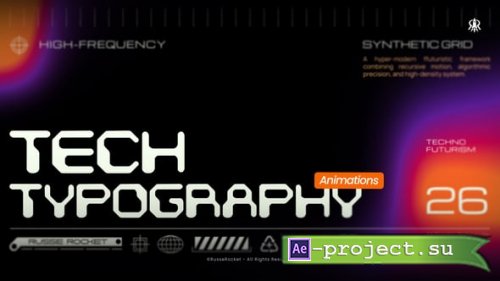 Videohive - Tech Typography - 63804630 - Project for After Effects