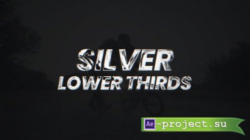 Videohive - Silver Lower Thirds - 63838219 - Project for After Effects