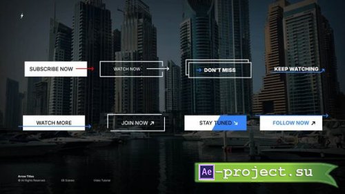 Videohive - Arrow Titles | After Effects - 63822498 - Project for After Effects